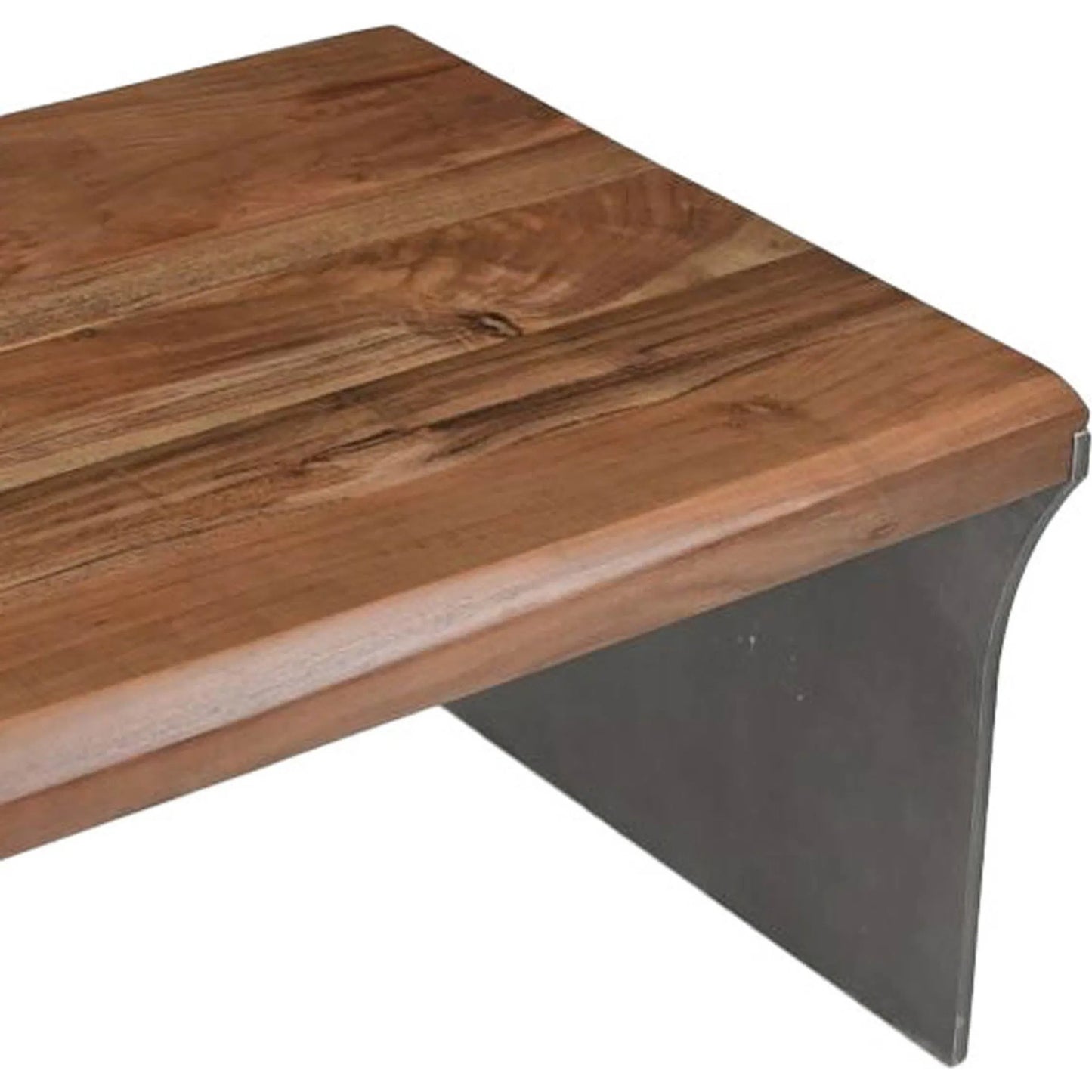 002 SI-2452870 | Closeup | Restore Coffee Table by LH Imports in gunmetal grey. Made from unique in a modern style.