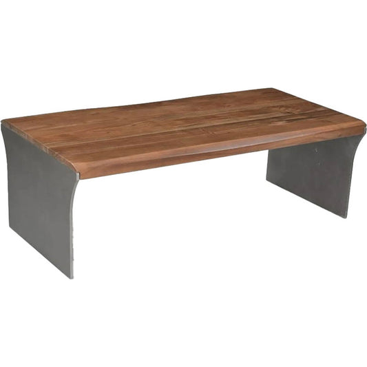 Restore Coffee Table by LH Imports in gunmetal grey. Made from unique in a unique style.