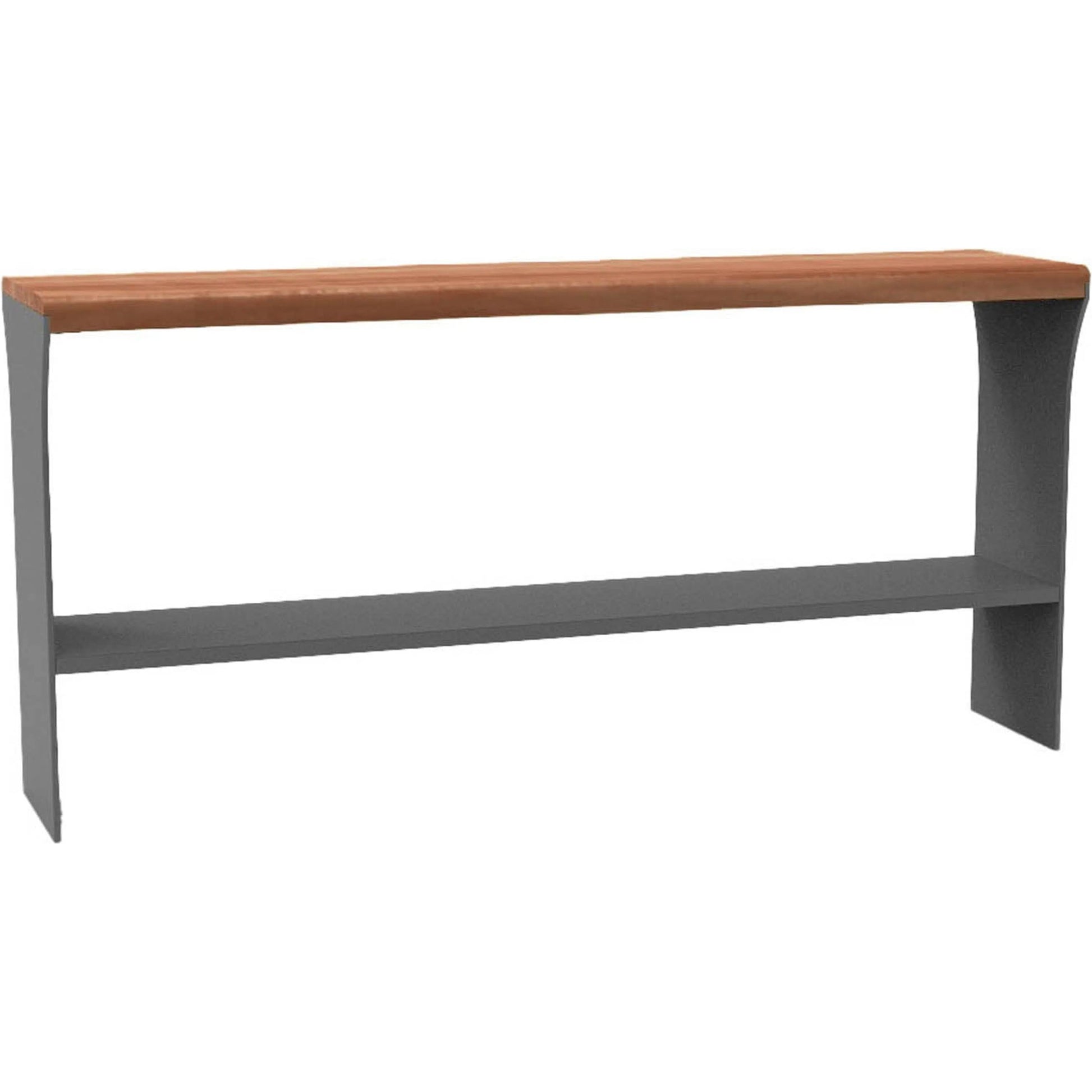 Restore Console by LH Imports in gunmetal grey. Made from unique in a modern style.