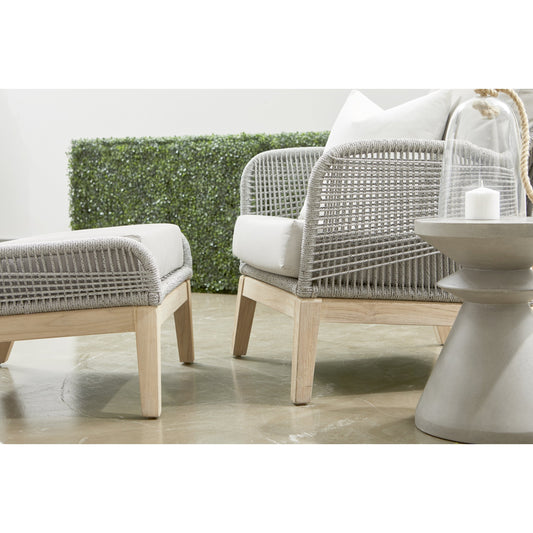 Loom Footstool by Essentials For Living. Made from unique in a coastal style.