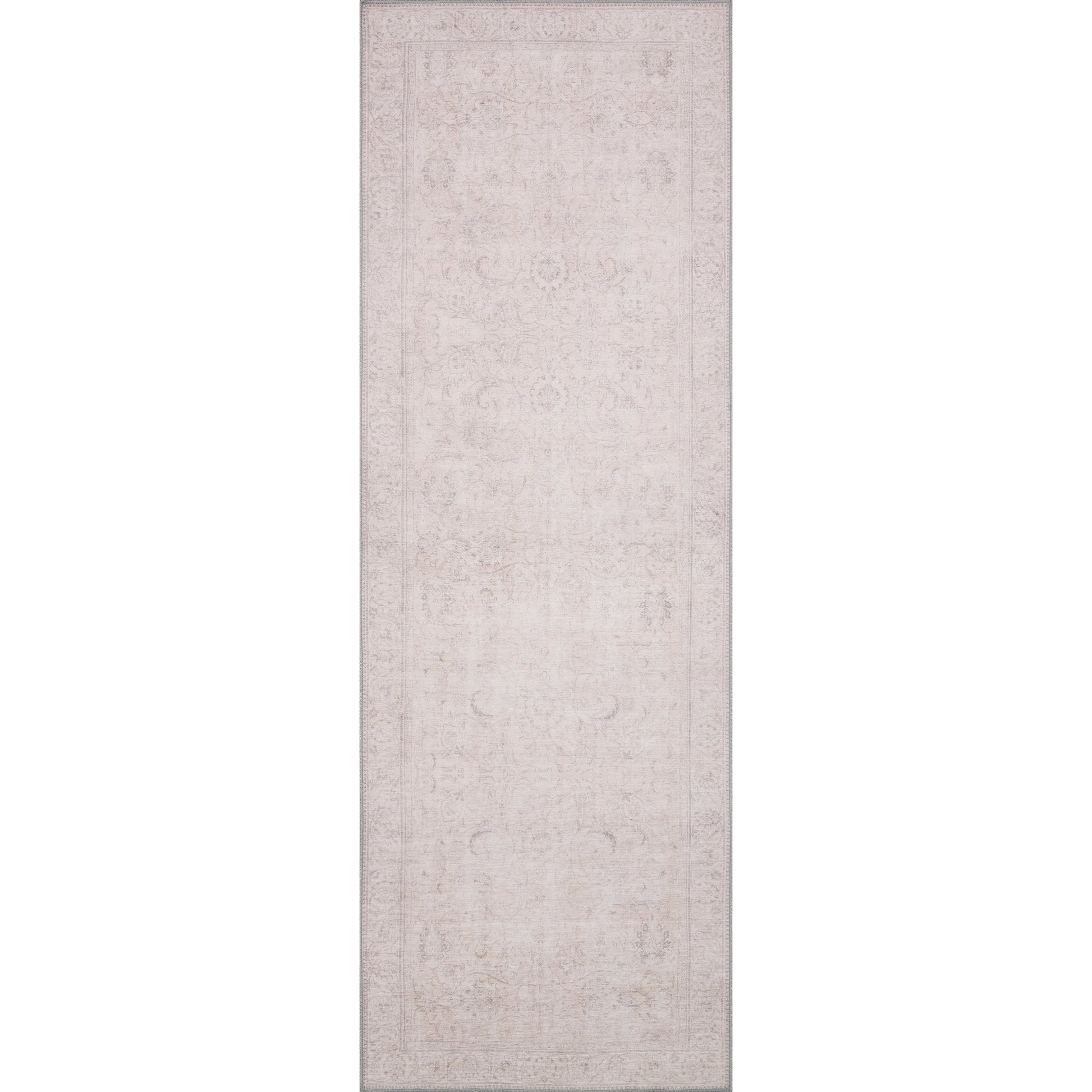 Loren LQ-12 Rug by Loloi in sand. Made from 100% polyester in a traditional style.