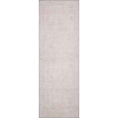 Loren LQ-12 Rug by Loloi in sand. Made from 100% polyester in a traditional style.