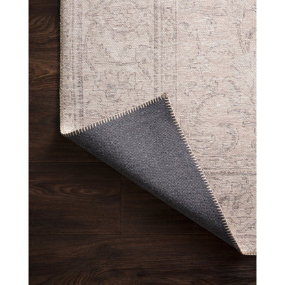 Loren LQ-12 Rug by Loloi in sand. Made from 100% polyester in a traditional style.