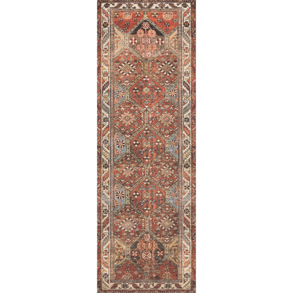 Loren LQ-16 Rug by Loloi in spice, multi. Made from 100% polyester in a eclectic & global style.