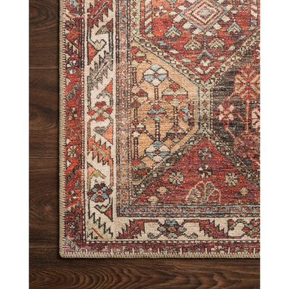 Loren LQ-16 Rug by Loloi in spice, multi. Made from 100% polyester in a eclectic & global style.