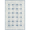 Dark Blue, Cream, Pale Blue / 2' x 3'