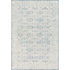 Dark Blue, Pale Blue, Cream / 2' x 3'