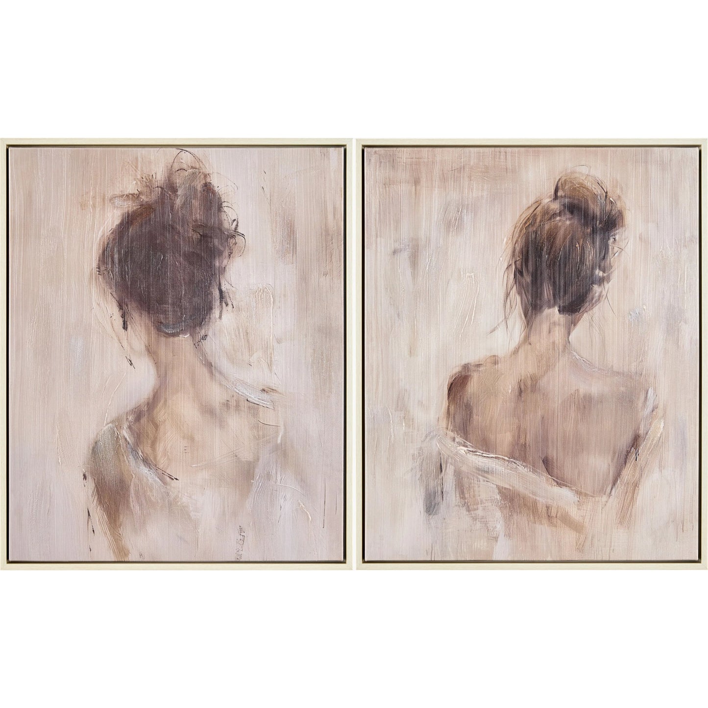 001 SI-2530600 | Primary Silo | Louhi Framed Art (Set of 2) by Livabliss in brown and natural, pattern. Made from canvas, polystyrene in a unique style.