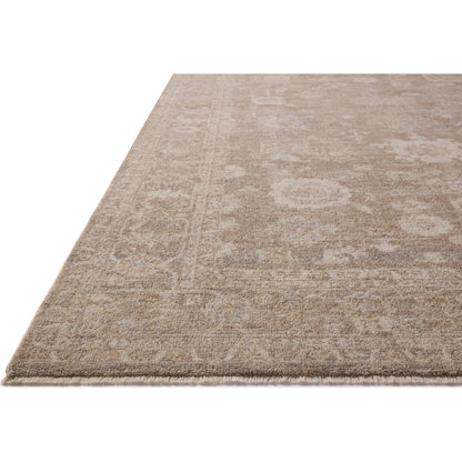 Louisa LOI-03 Rug by Chris Loves Julia x Loloi in taupe, ivory. Made from 100% polyester in a unique style.