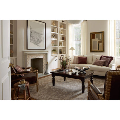 Louisa LOI-03 Rug by Chris Loves Julia x Loloi in taupe, ivory. Made from 100% polyester in a unique style.