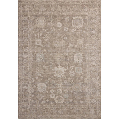 Louisa LOI-03 Rug by Chris Loves Julia x Loloi in taupe, ivory. Made from 100% po