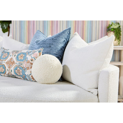 Lourne Grand Swivel Sofa Chair by Essentials For Living in performance boucle snow. Made from mdf, plywood, metal, 96% polyester/4% acrylic fabric, foam, down blend, down feather in a modern style.