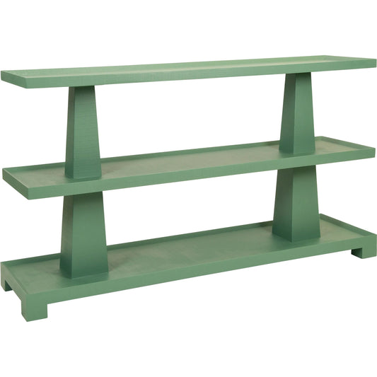 Lowen Three Tier Two Column Console by Worlds Away. Made from unique in a transitional style.