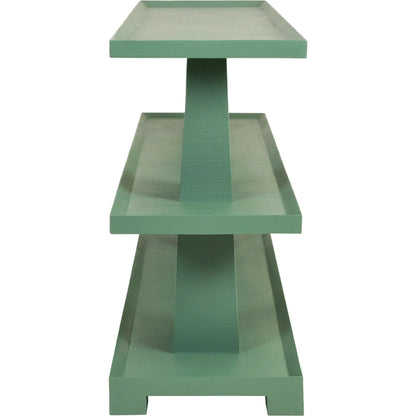 Lowen Three Tier Two Column Console by Worlds Away. Made from unique in a transitional style.
