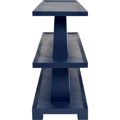 Lowen Three Tier Two Column Console by Worlds Away. Made from unique in a transitional style.