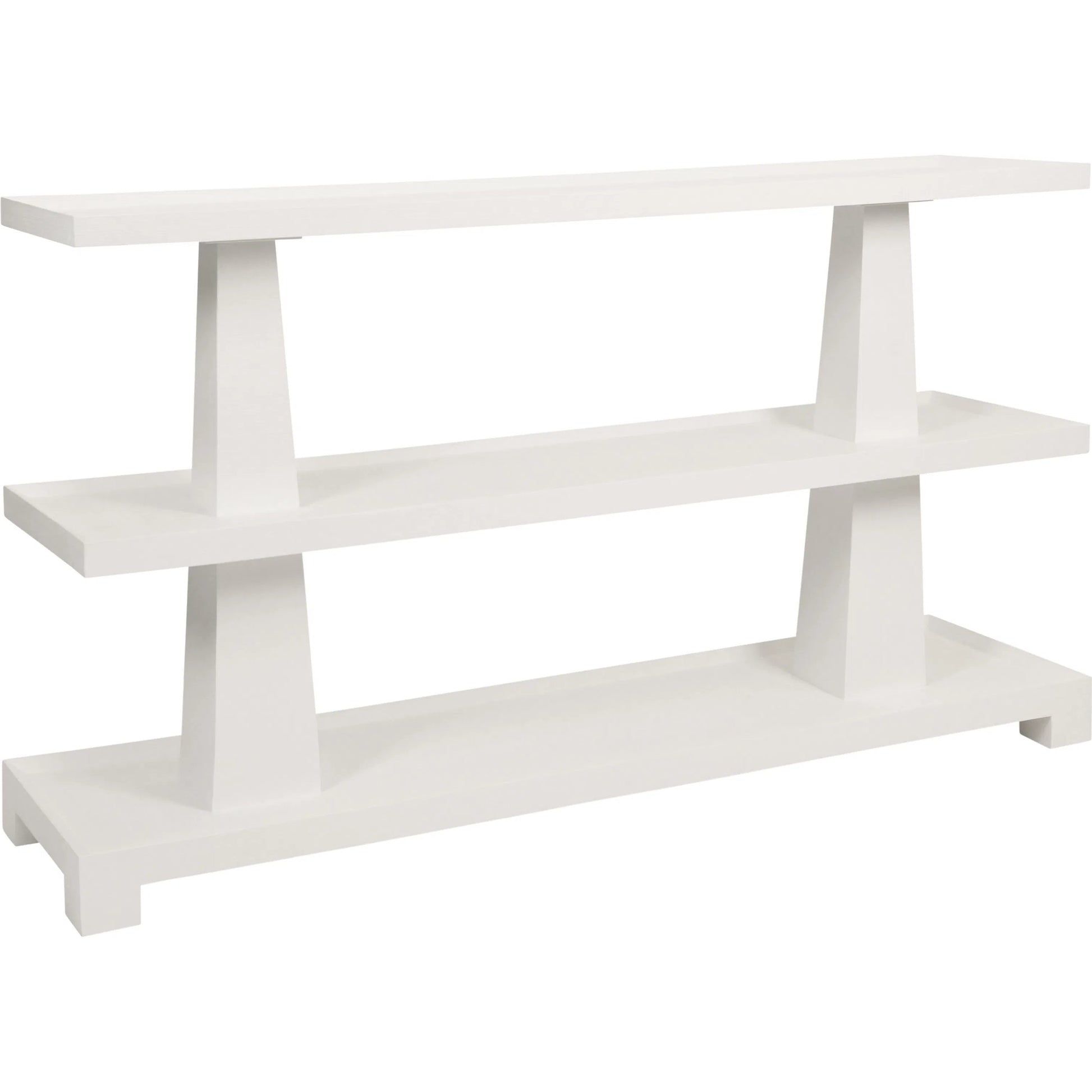 Lowen Three Tier Two Column Console by Worlds Away. Made from unique in a transitional style.