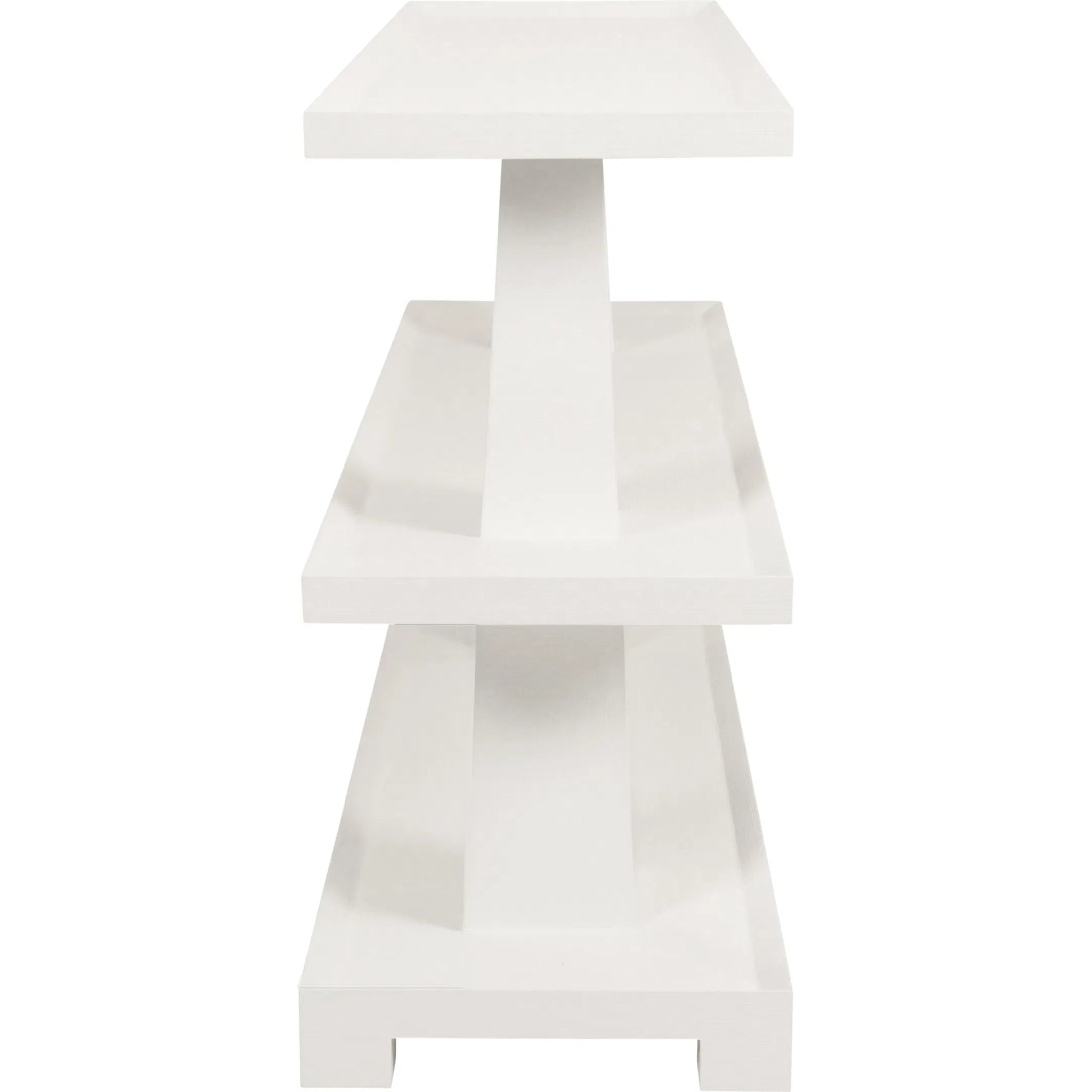 Lowen Three Tier Two Column Console by Worlds Away. Made from unique in a transitional style.