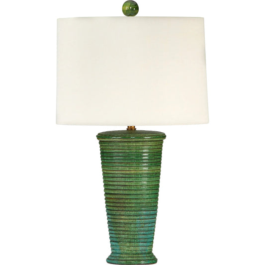 Grants Pass Lamp by Bradburn Home. Made from ceramic in a unique style.