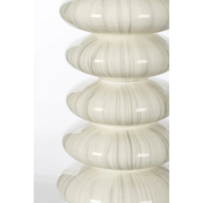 Balancing Act Lamp by Bradburn Home. Made from ceramic in a unique style.
