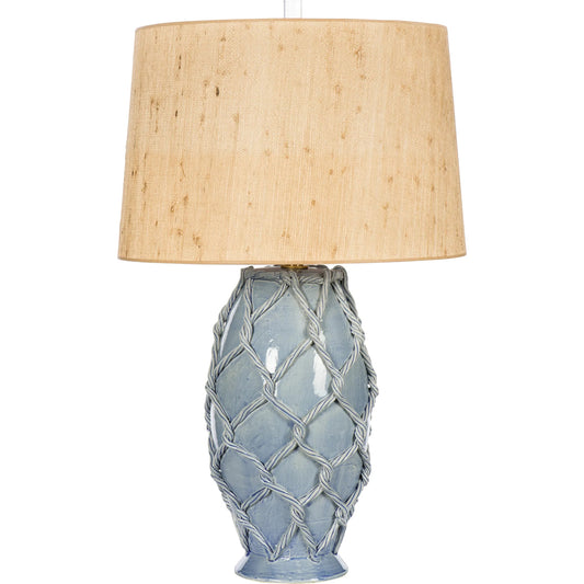 Bayside Net Lamp by Bradburn Home. Made from ceramic in a unique style.