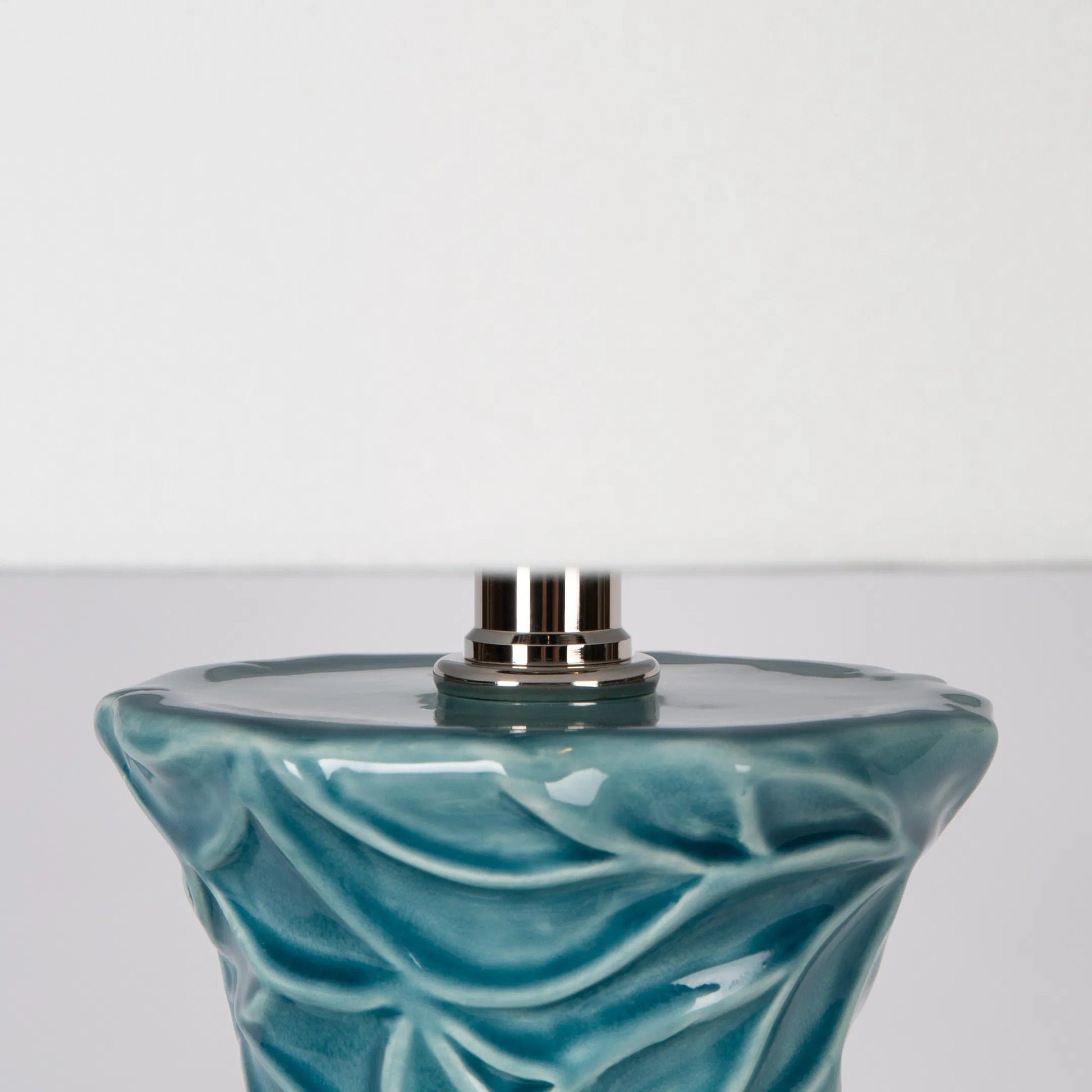 Wyndam Drift Lamp by Bradburn Home. Made from ceramic in a unique style.