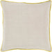 Linen Piped Pillow - 16393 by Surya. Made from 100% linen in a traditional style.