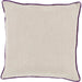 Linen Piped Pillow - 16393 by Surya. Made from 100% linen in a traditional style.