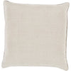 Light Gray, Ivory / Down Feather / 18" x 18"
