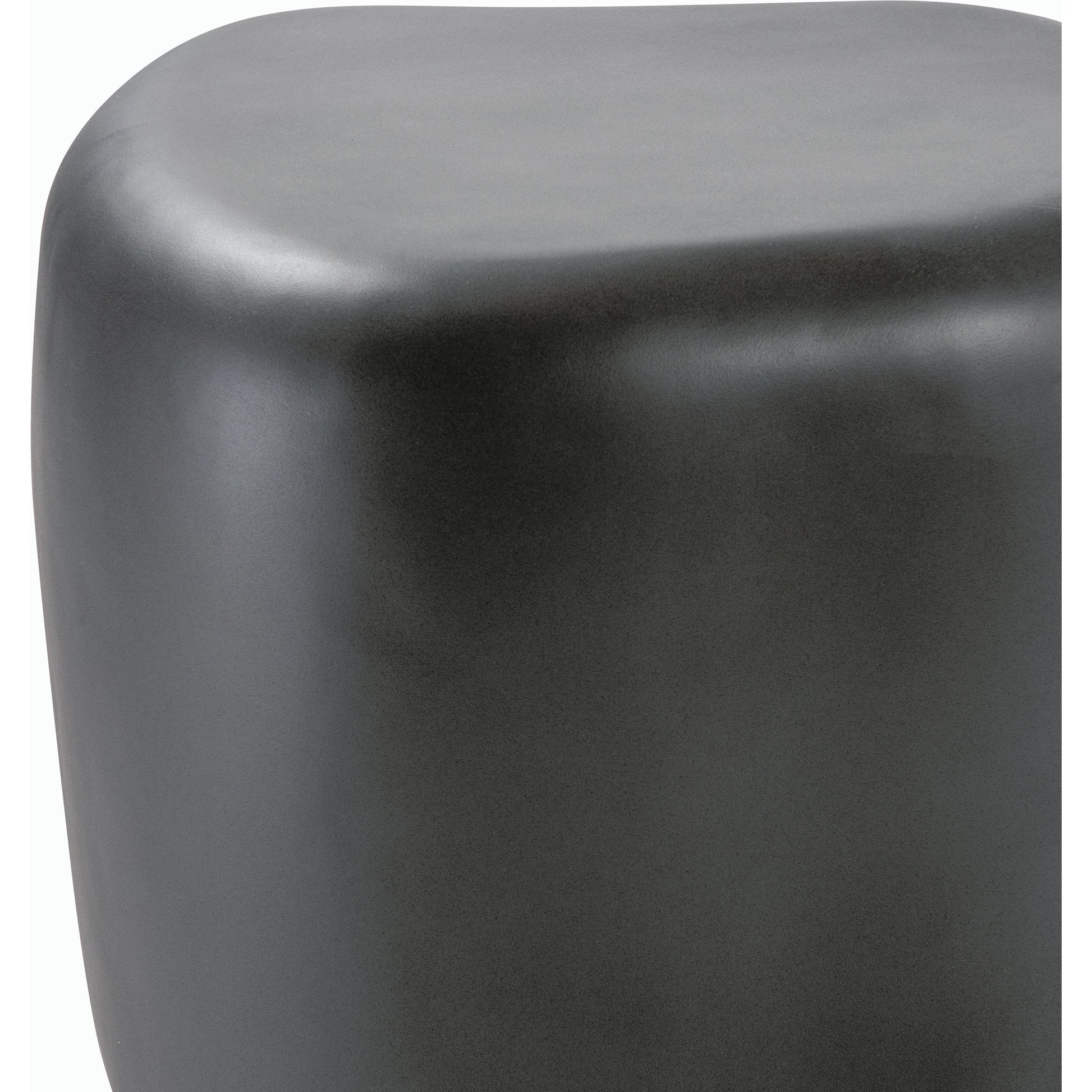 Pebble Outdoor End Table by Sunset West. Made from gfr concrete in a modern style.