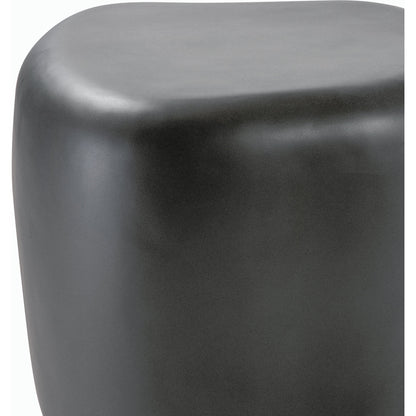 Pebble Outdoor End Table by Sunset West. Made from gfr concrete in a modern style.