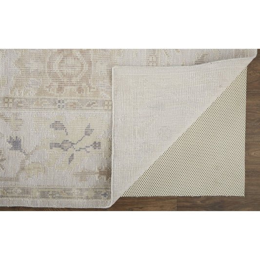 Wendover Transitional & Botanical Rug - 6864F by Feizy in tan, ivory, orange. Made from pet in a unique style.