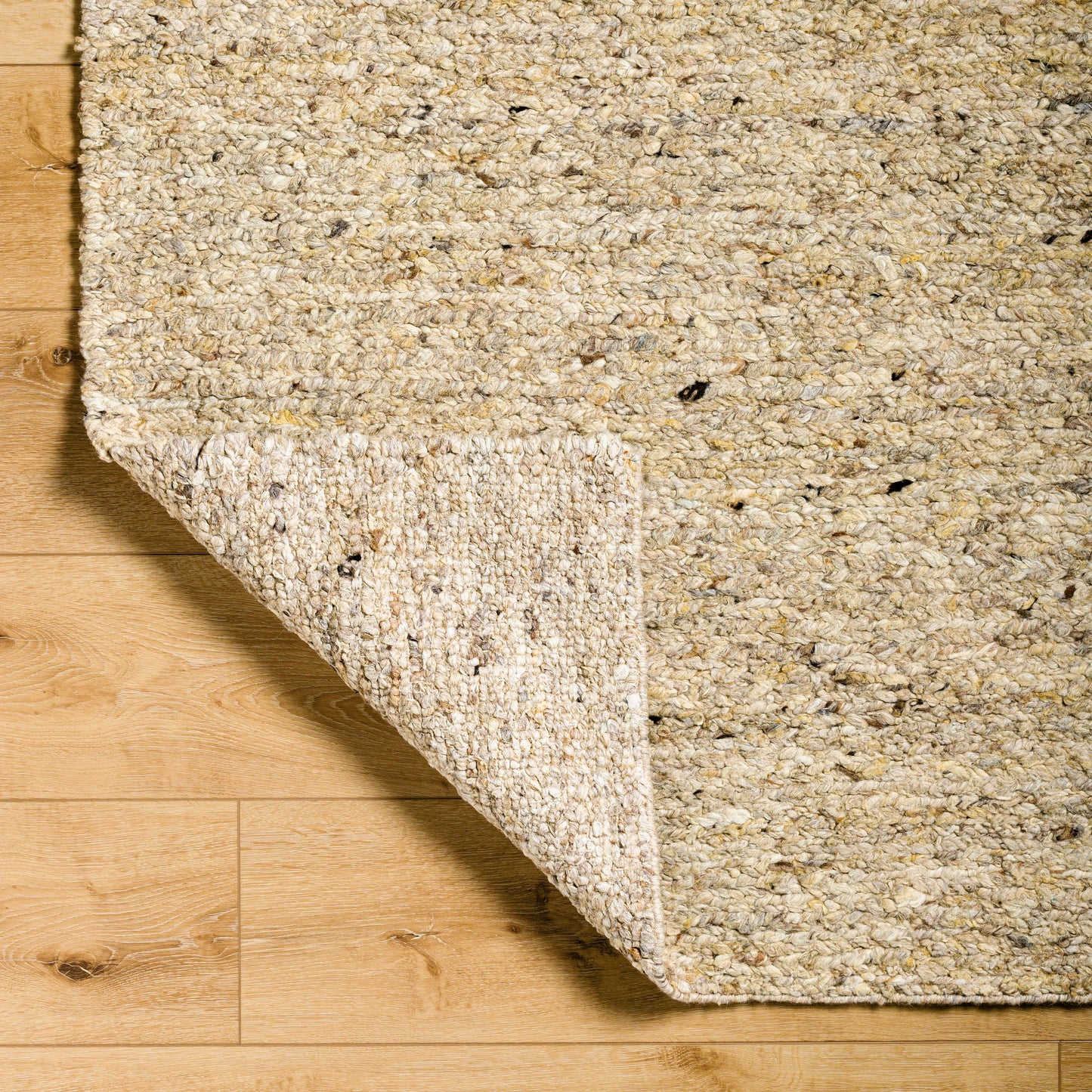 005 SI-2163018 | Closeup | La Palma Rug - 14475 by Surya in light brown, light beige, tan, dark brown, mustard. Made from wool in a unique style.