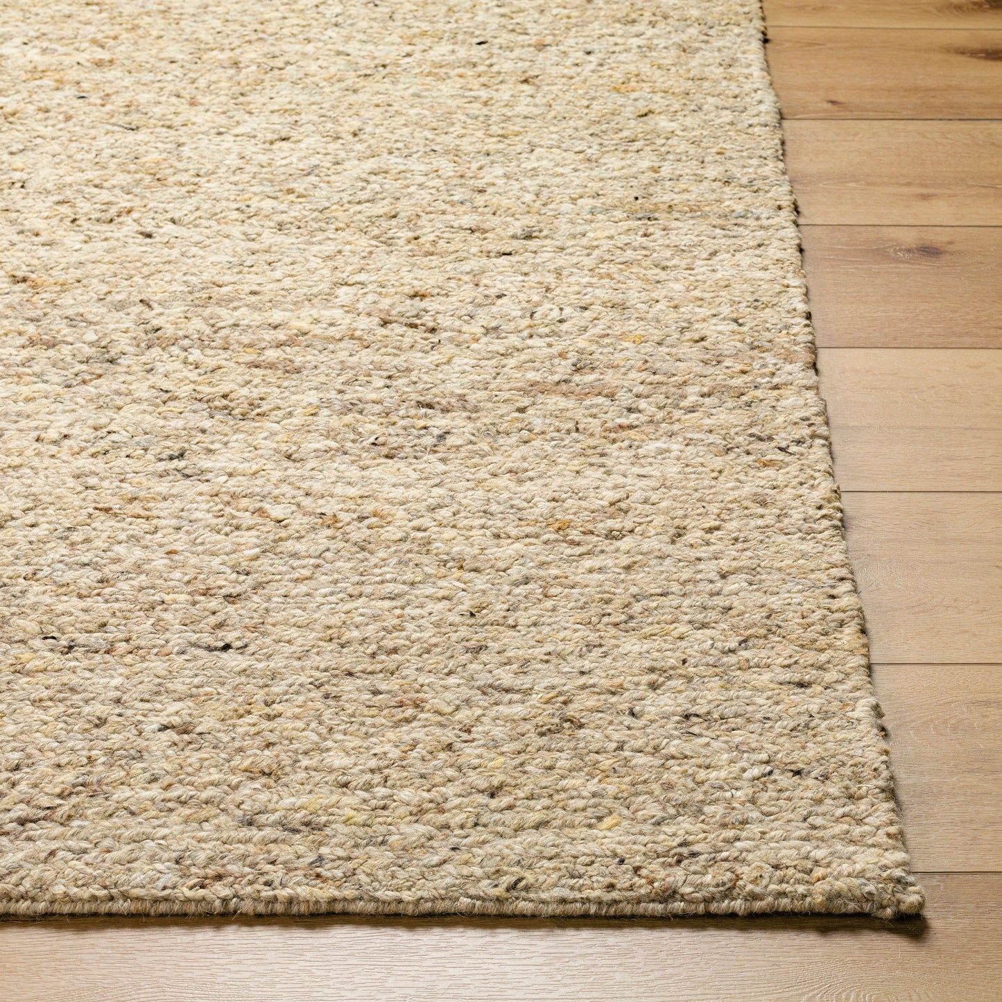 002 SI-2163018 | Closeup | La Palma Rug - 14475 by Surya in light brown, light beige, tan, dark brown, mustard. Made from wool in a unique style.
