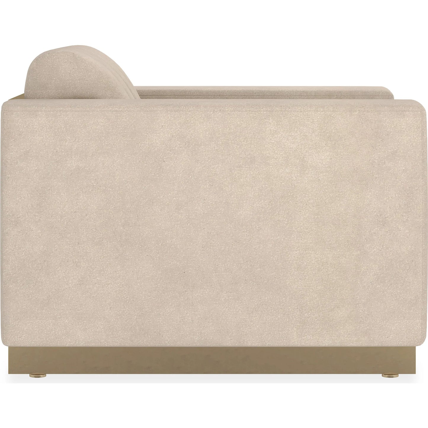 005 SI-2250634 | Additional Silo | Well Balanced Chair by Caracole in moonstone and whisper of gold. Made from metal in a transitional style.