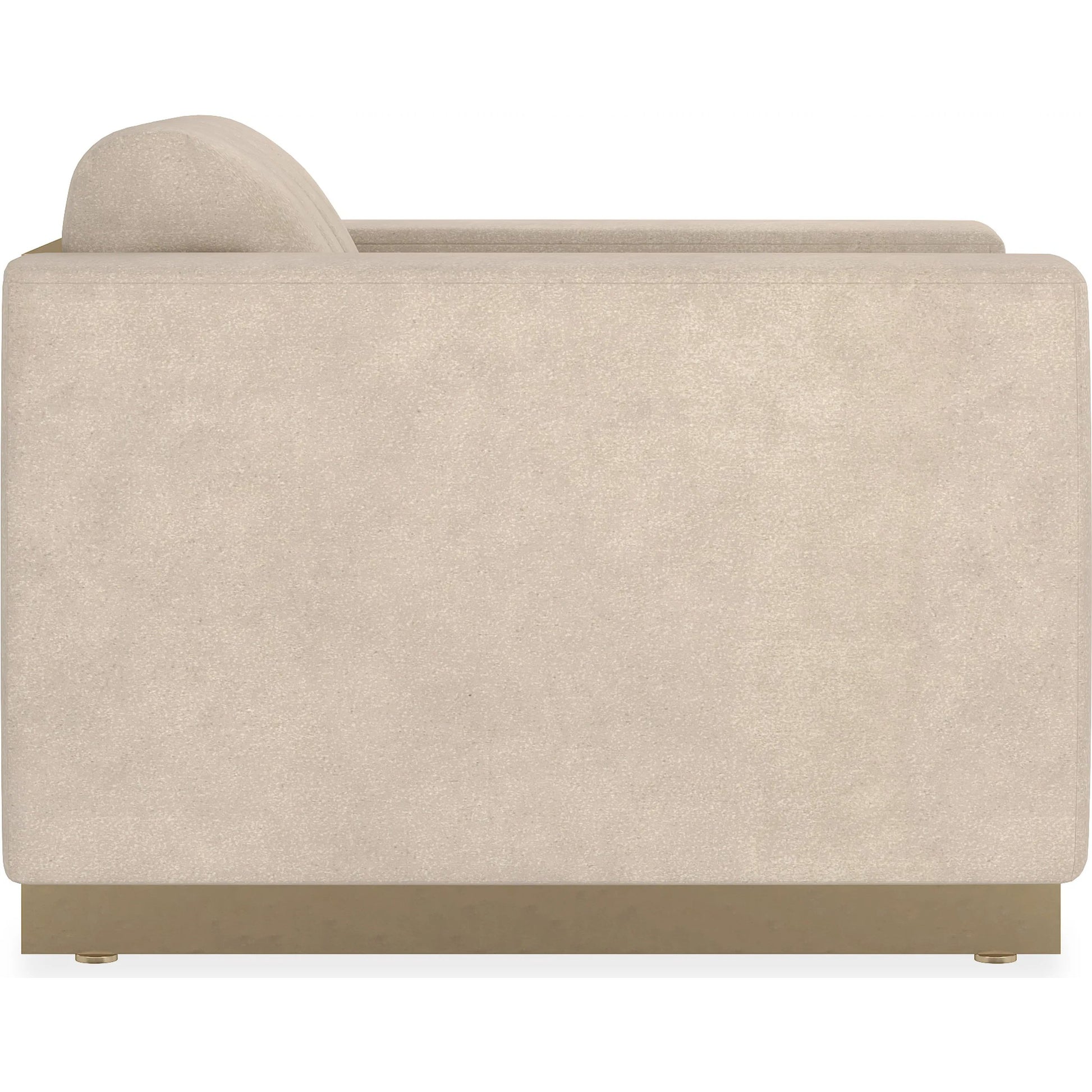 Well Balanced Chair by Caracole in moonstone and whisper of gold. Made from metal in a transitional style.