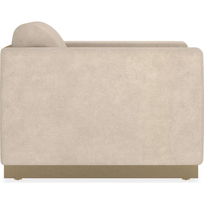 Well Balanced Chair by Caracole in moonstone and whisper of gold. Made from metal in a transitional style.