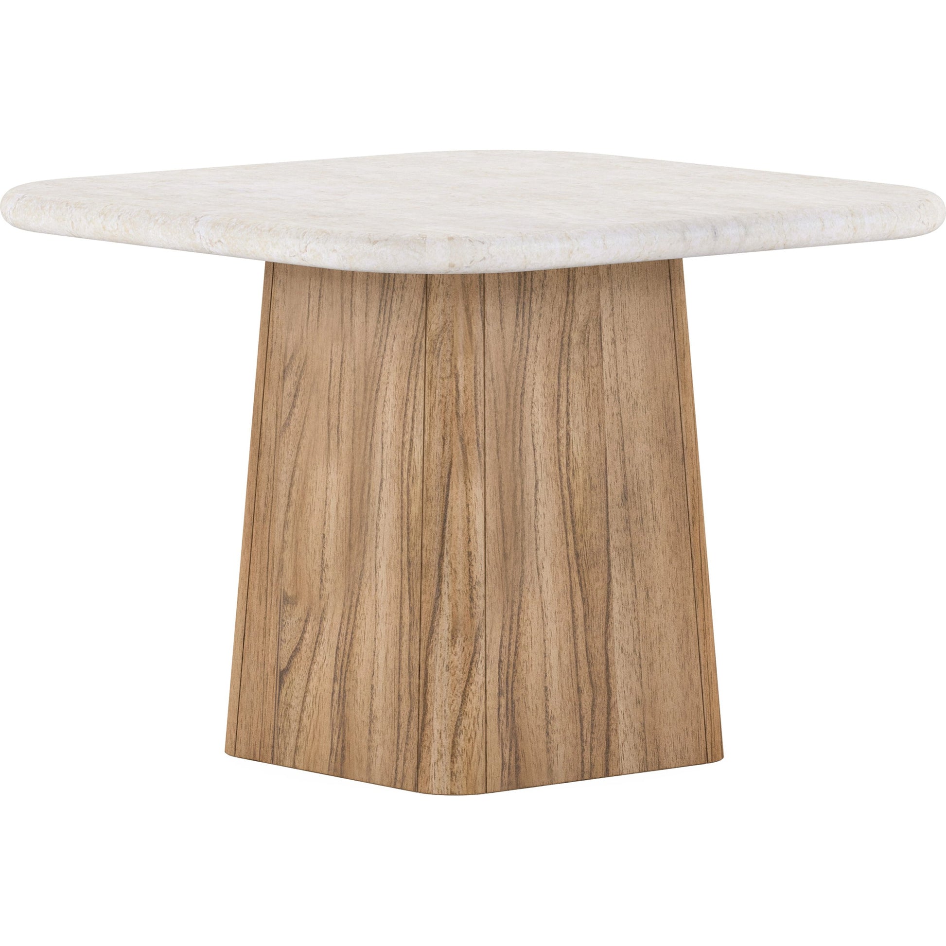 Portico Bunching Tables by A.R.T. Furniture in sienna. Made from parawood solids, mindi veneers, travertine in a modern style.