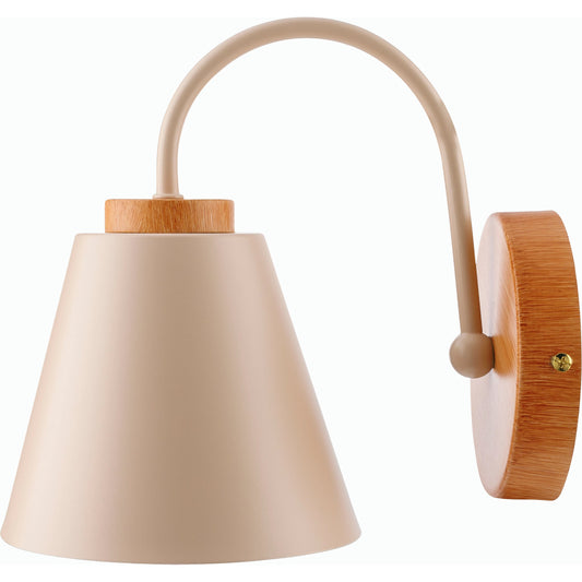 Lapis Wall Sconce Lighting - 532902 by Livabliss in fixture: brown, shade (outside): cream, shade (inside): white, cord: black and brushedhand paintedpaintedhand painted. Made from iron, metal in a modern style.