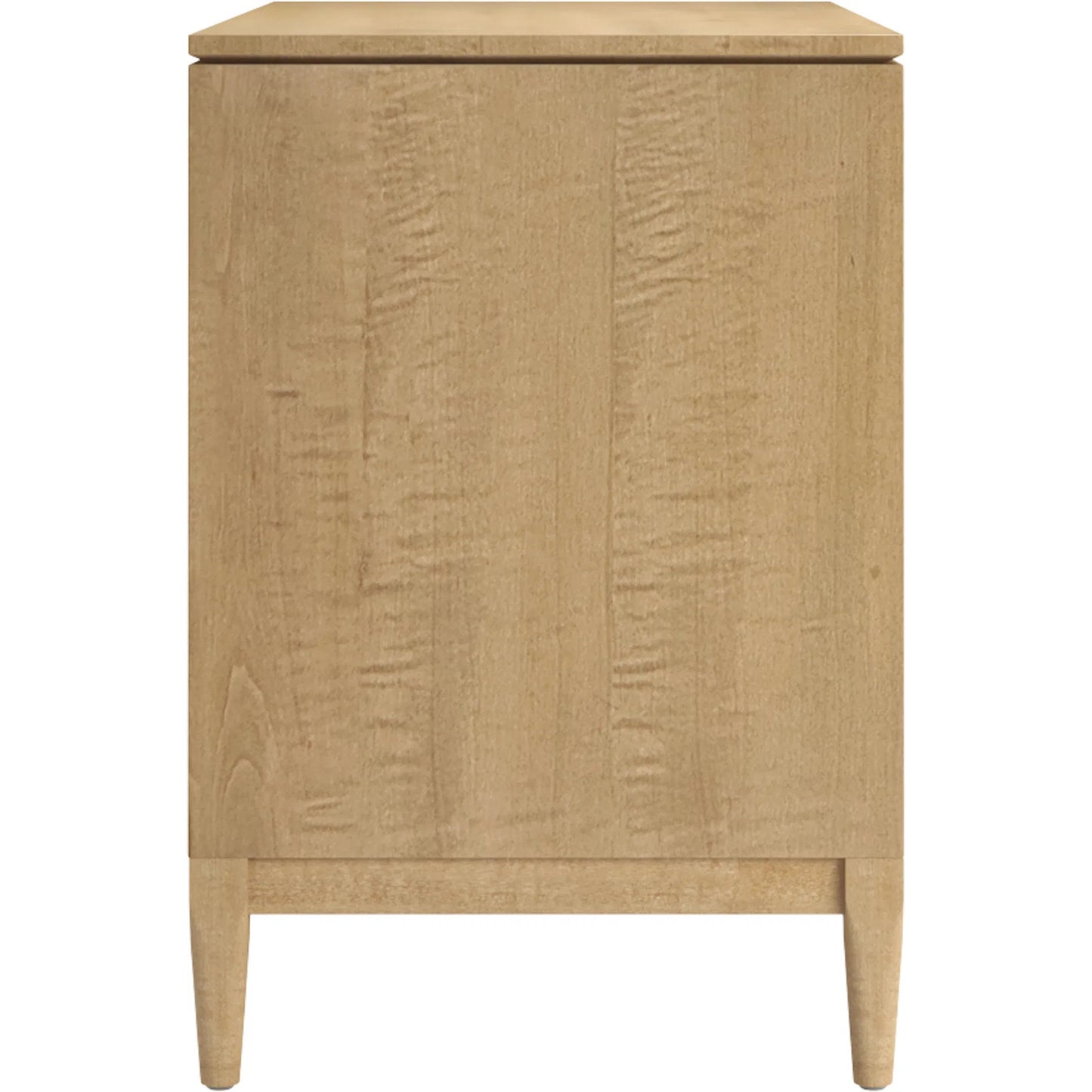 004 SI-2447946 | Additional Silo | Loft Fabric Bedside Chest by A.R.T. Furniture in gray and natural maple. Made from poplar, rubberwood, fabric in a modern style.