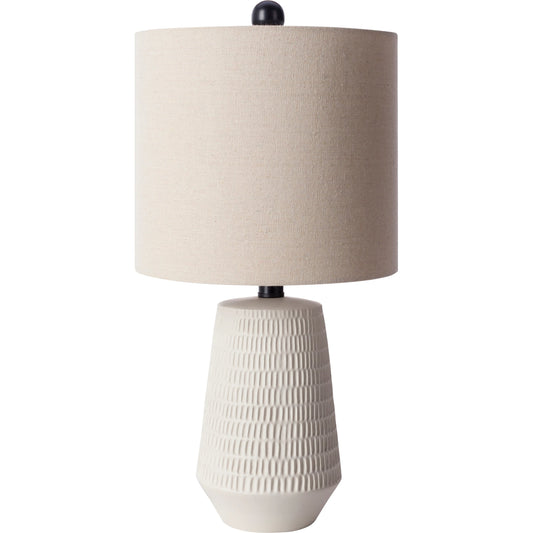 Leipzig - 476541 by Livabliss in textured painted. Made from body: resin, shade (outside): linen, shade (inside): polyester, finial: metal in a modern style.