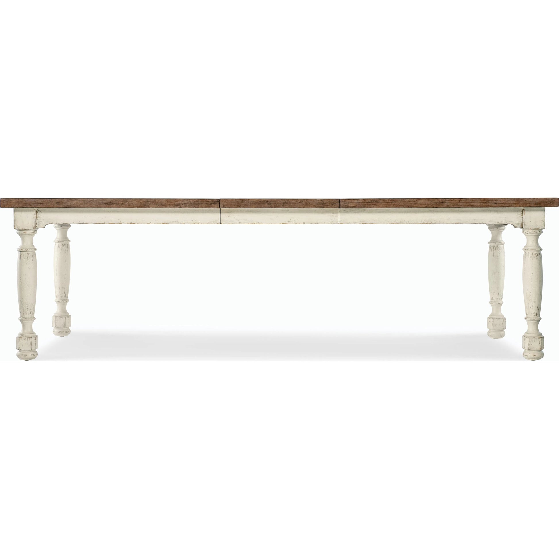 Americana Leg Dining Table by Hooker Furniture. Made from oak veneers with solid-wood edge top in a modern style.