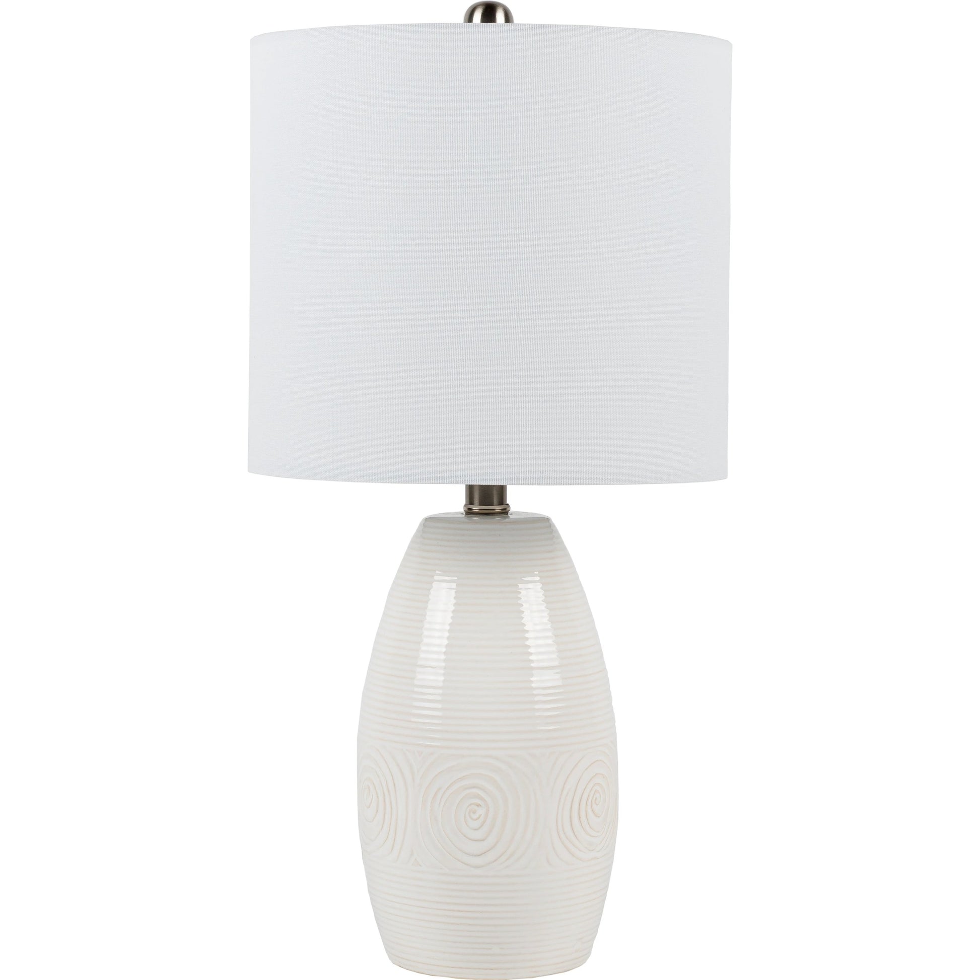 Liara - 29893 by Livabliss in white and glazedmetallic. Made from linen, polyester, ceramic, metal in a transitional style.