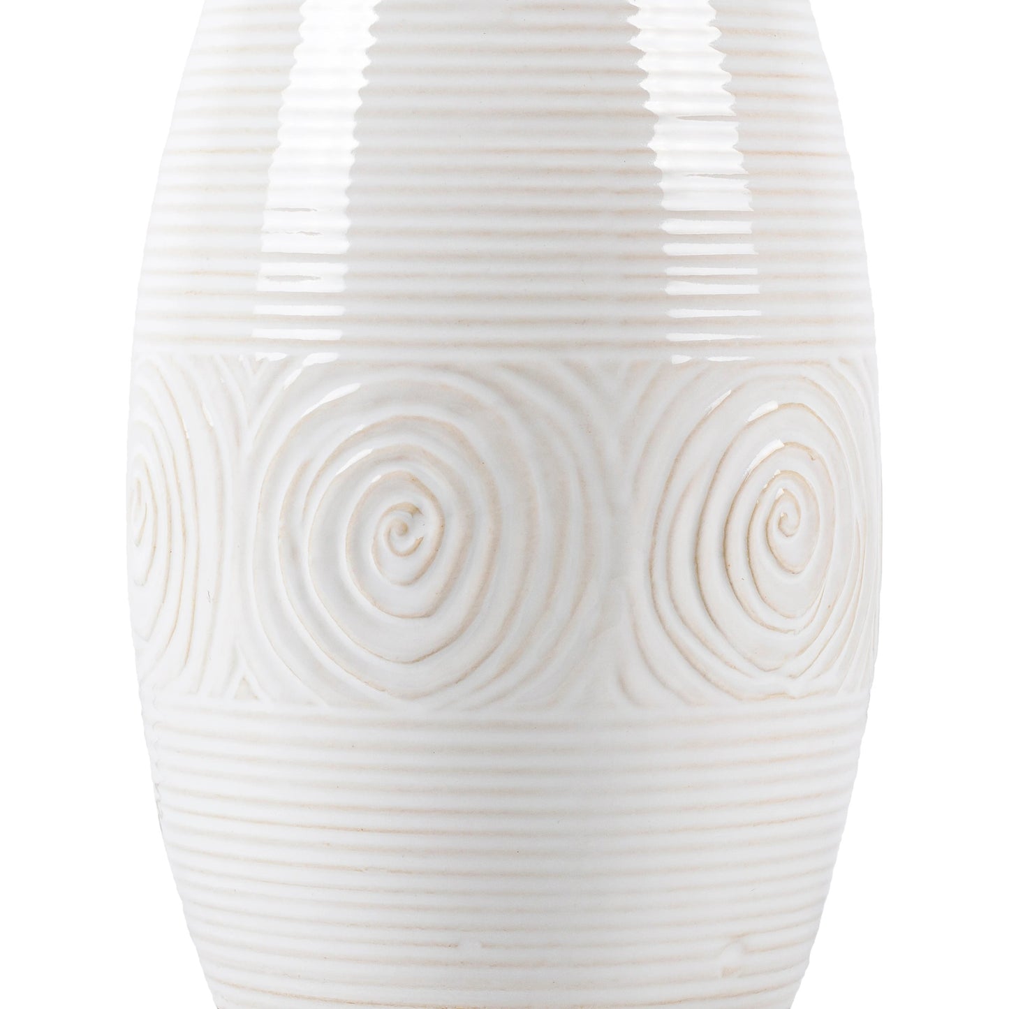 003 SI-1885099 | Closeup | Liara - 29893 by Livabliss in white and glazedmetallic. Made from linen, polyester, ceramic, metal in a transitional style.
