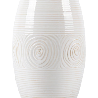 Liara - 29893 by Livabliss in white and glazedmetallic. Made from linen, polyester, ceramic, metal in a transitional style.