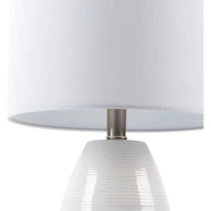 Liara - 29893 by Livabliss in white and glazedmetallic. Made from linen, polyester, ceramic, metal in a transitional style.