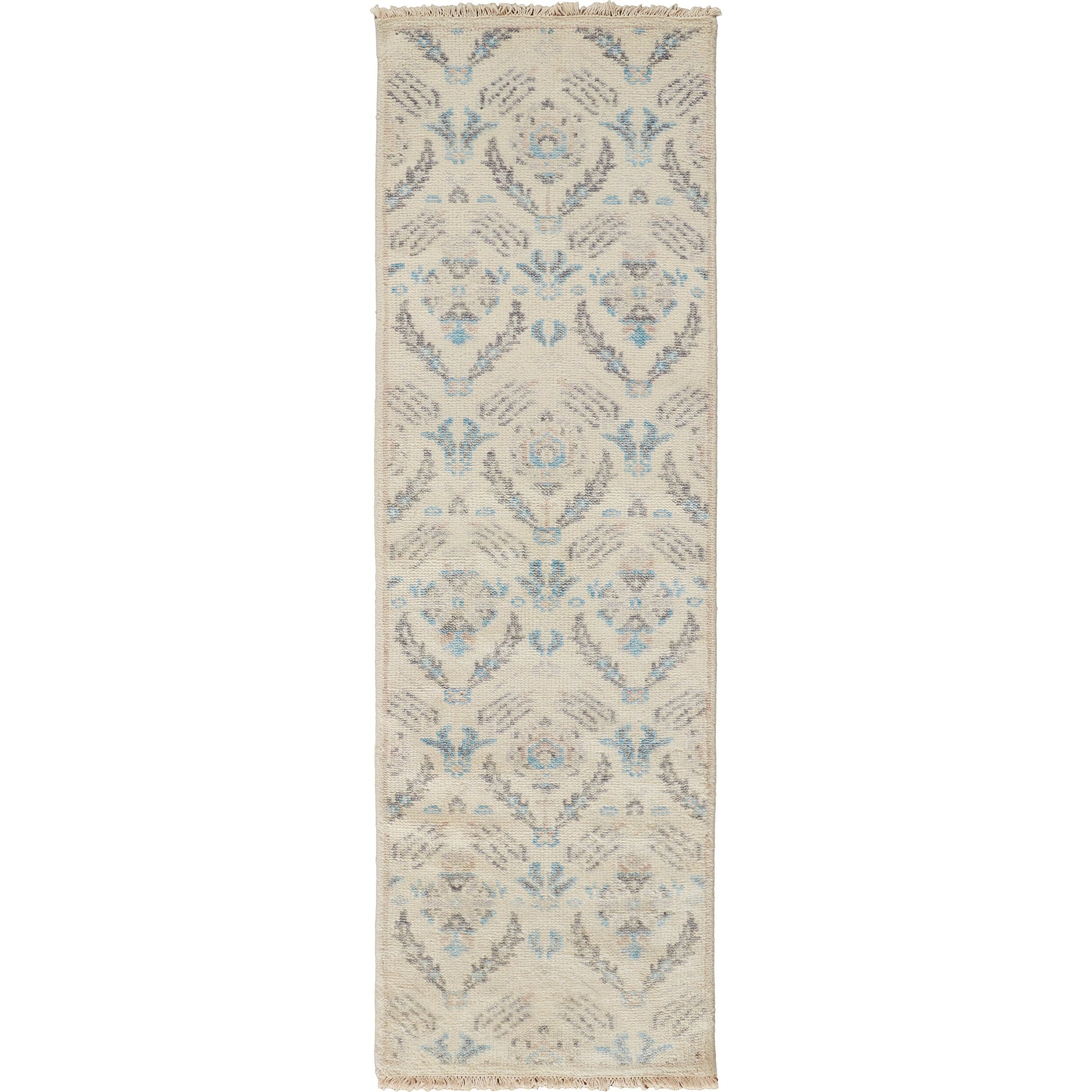 Beall Traditional Oriental Rug - 6711F by Feizy in ivory, gray, blue. Made from wool in a unique style.
