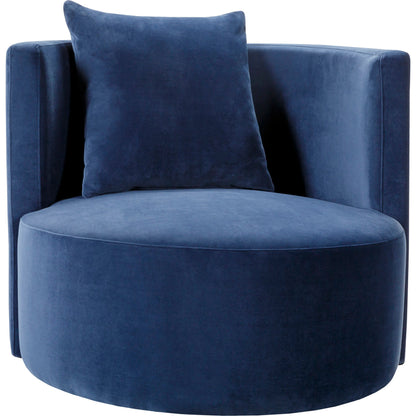 Lorient Swivel Chair by Surya in burgundy. Made from polyester, pine in a eclectic & global style.