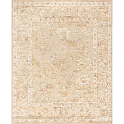 Leros LRS-2300 Rug by Surya in ivory, sandstone, beige, cream, pale gold. Made from wool in a unique style.