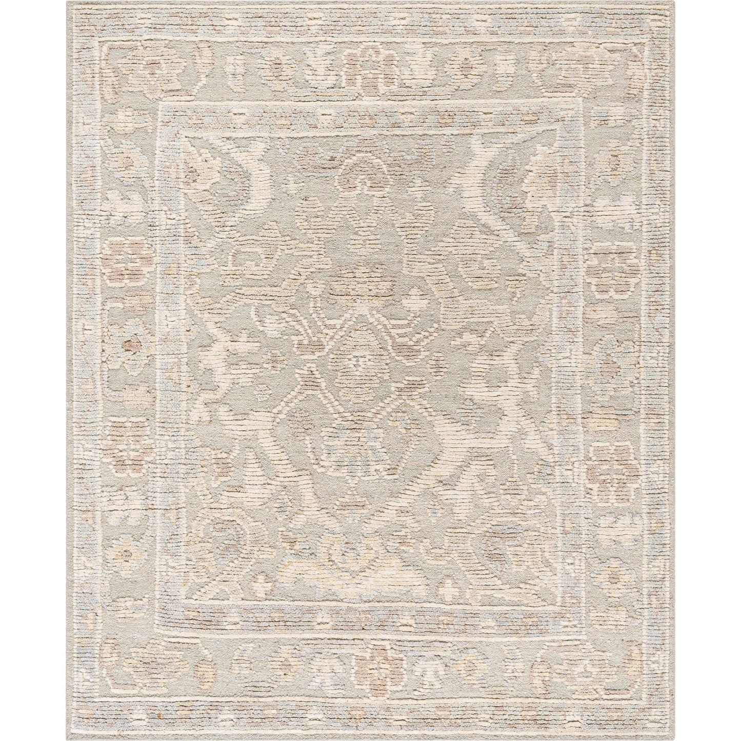 001 SI-2165482,SI-2165483,SI-2165484,SI-2165485,SI-2165486 | Primary Silo | Leros LRS-2301 Rug by Surya in pewter, sandstone, ivory, taupe, misty gray. Made from wool in a unique style.
