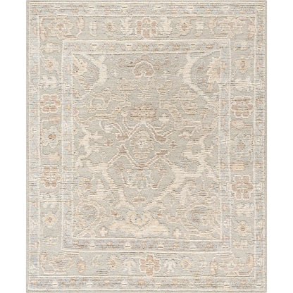 Leros LRS-2301 Rug by Surya in pewter, sandstone, ivory, taupe, misty gray. Made from wool in a unique style.